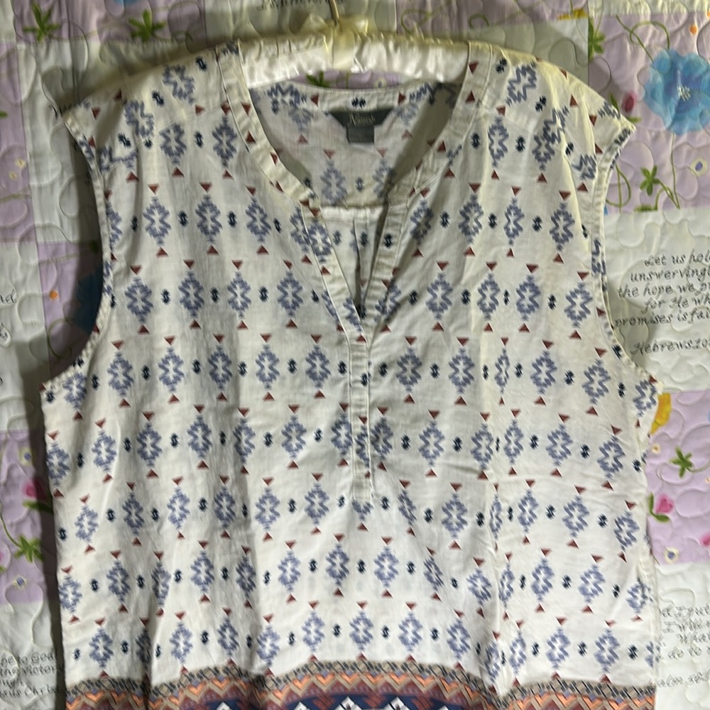 Natural Reflections Aztec Patterned Sleeveless To… - image 4